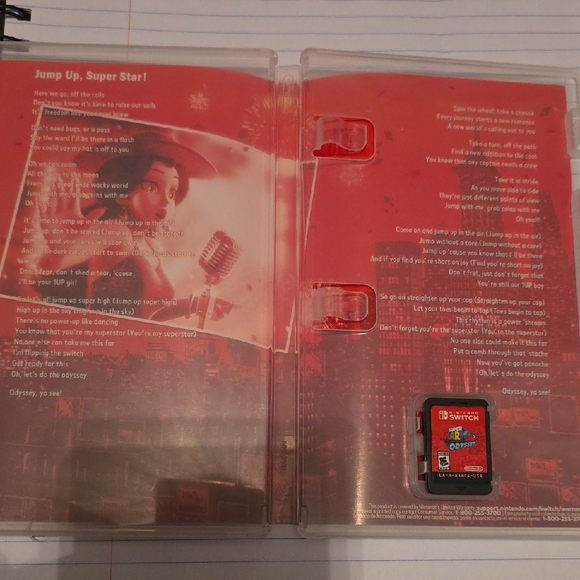 Nintendo Switch Super Mario Odyssey - Red - Picture 2 of 4